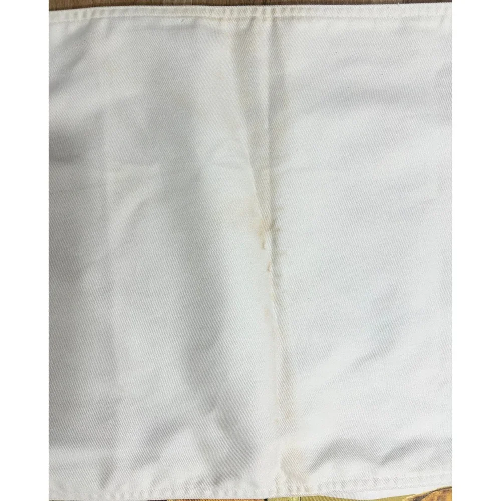 Williams Sonoma Placemats Set/4 White Botanical Pumpkin Harvest Autumn Cotton
